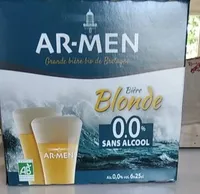 Bière blonde sans alcool de Bretagne