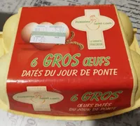 6 gros œufs