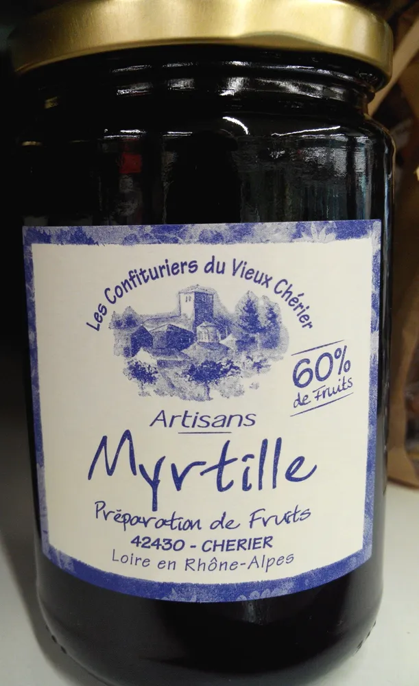 Préparation de fruits, Myrtille