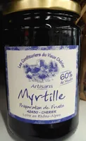 Préparation de fruits, Myrtille