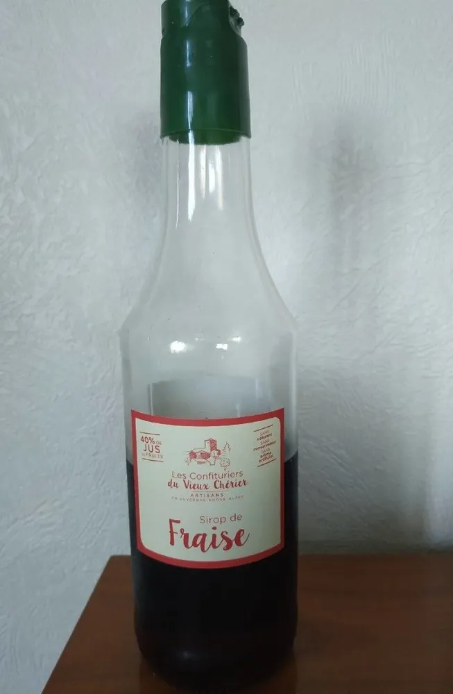 Sirop de fraise Local