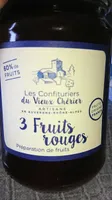 3 fruits rouges