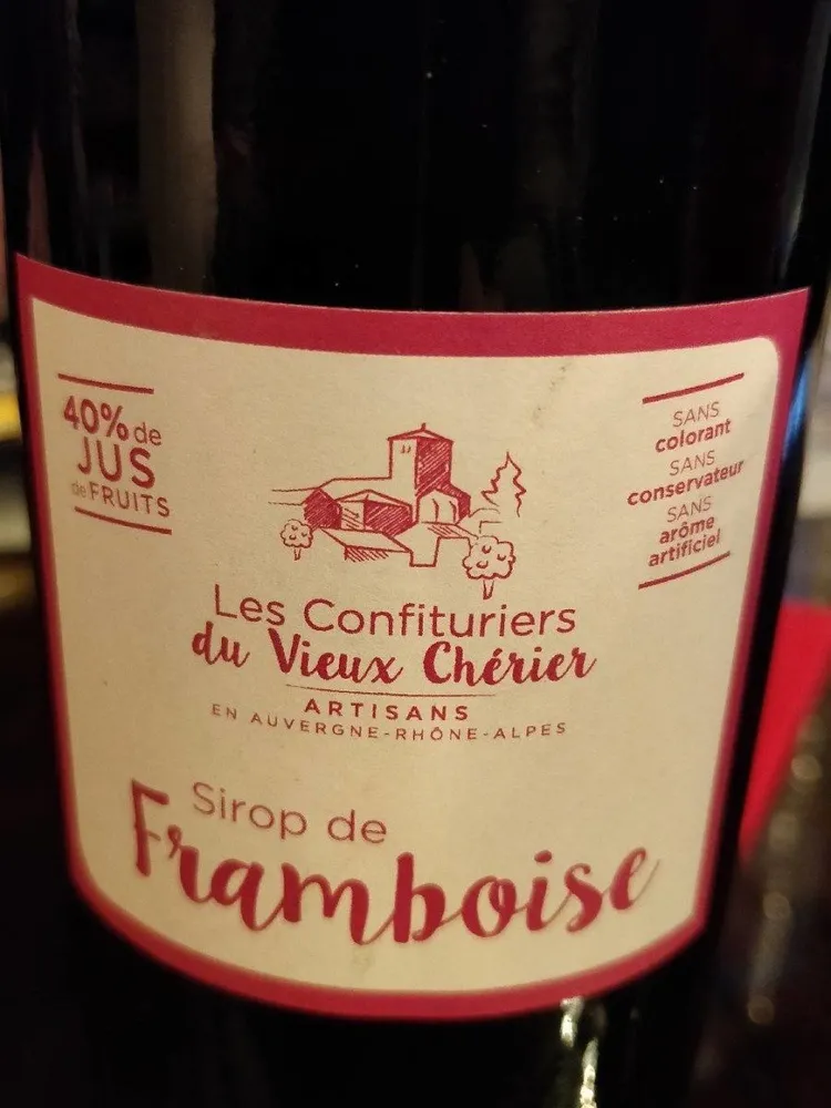 Sirop de framboise