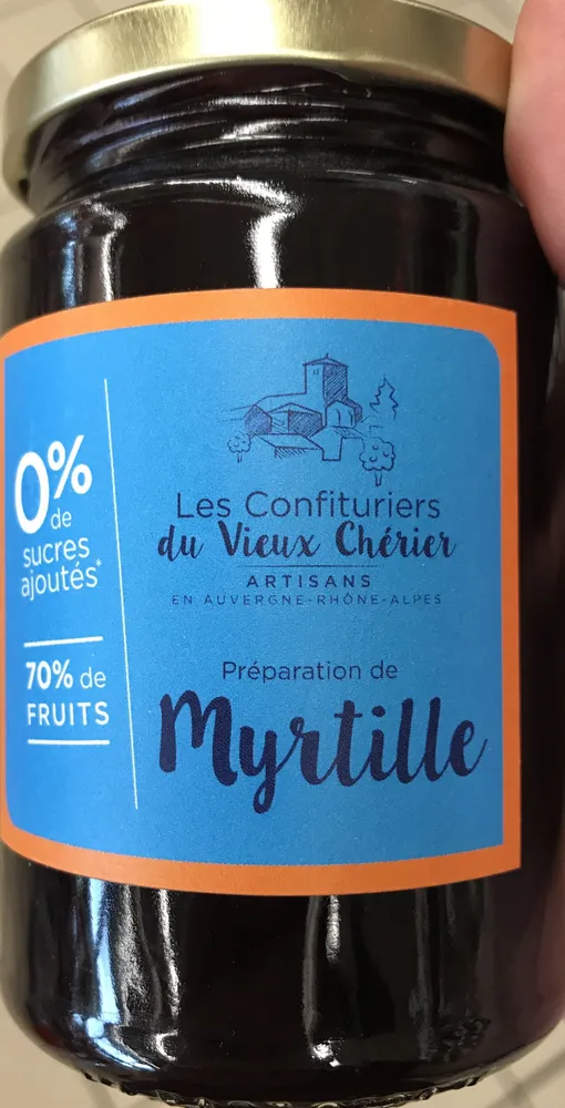 Préparation de Myrtilles