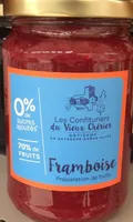 Préparation sans sucre ajoute framboise