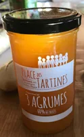 Place des tartines 3 Agrumes