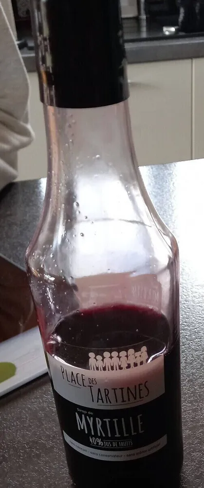 Sirop de myrtille