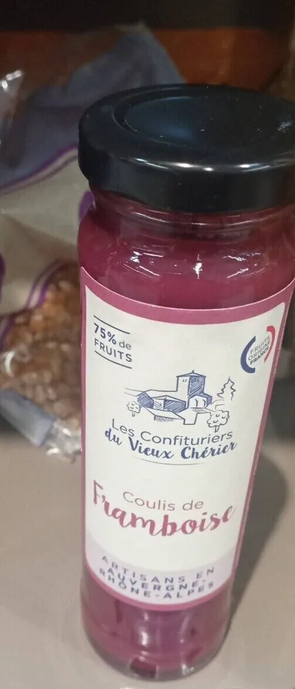 Coulis de framboises Les Confituriers du Vieux Chérier