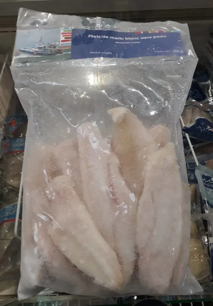 Filets de Merlu blanc sans peau