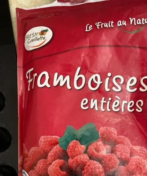 Framboises surgelées