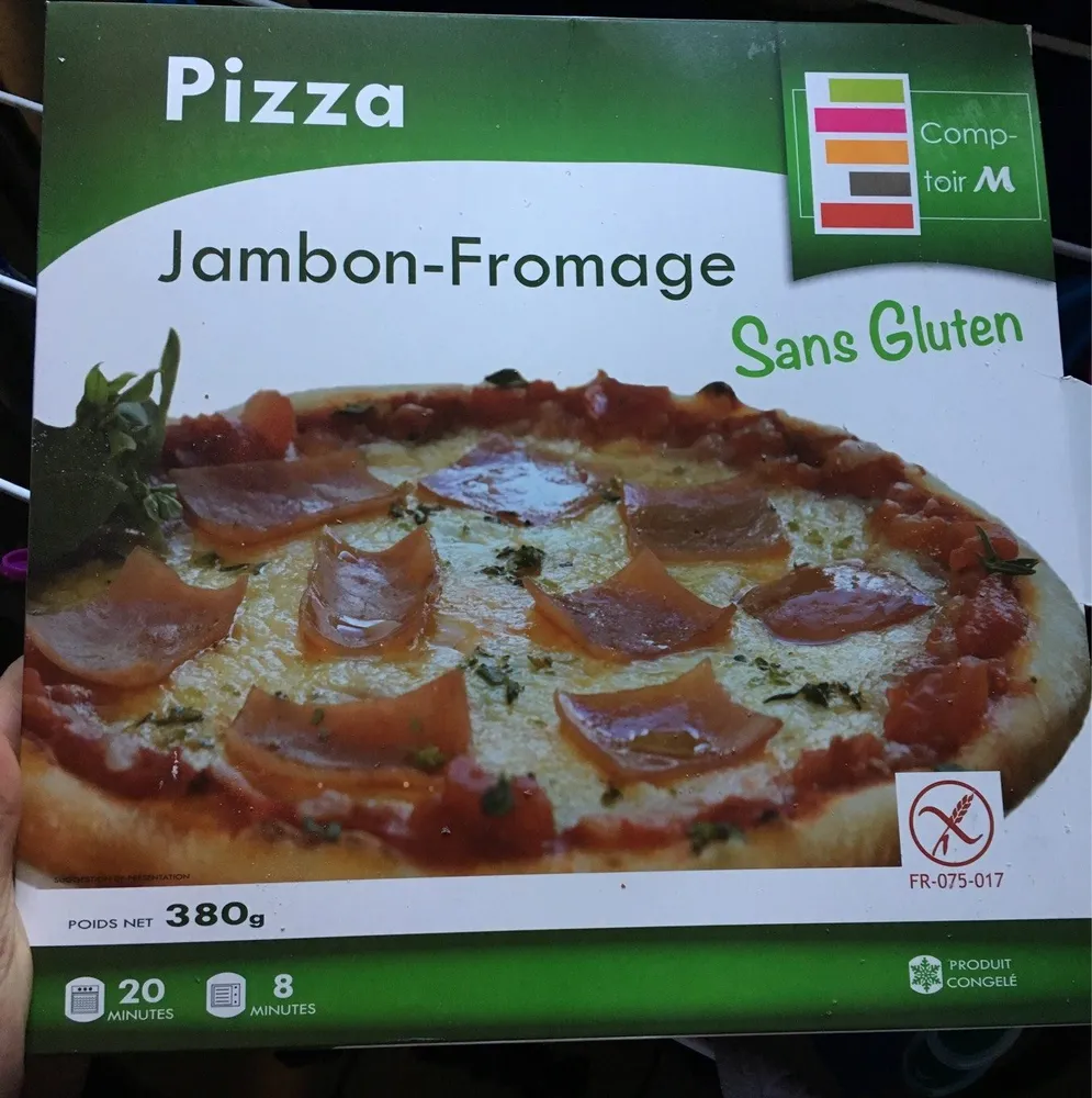Pizzas jambon fromage