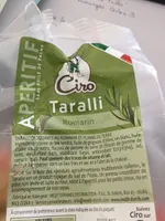 Taralli croquants au romarin et pomme de terre