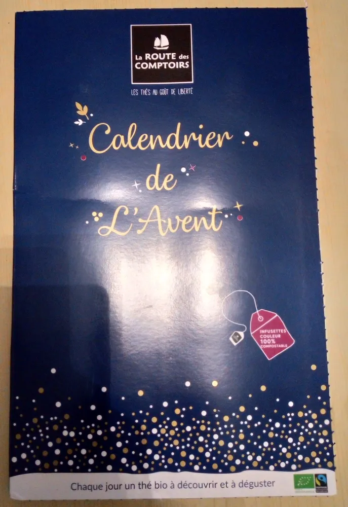 Calendrier de l'Avent - les thés au goût de liberté