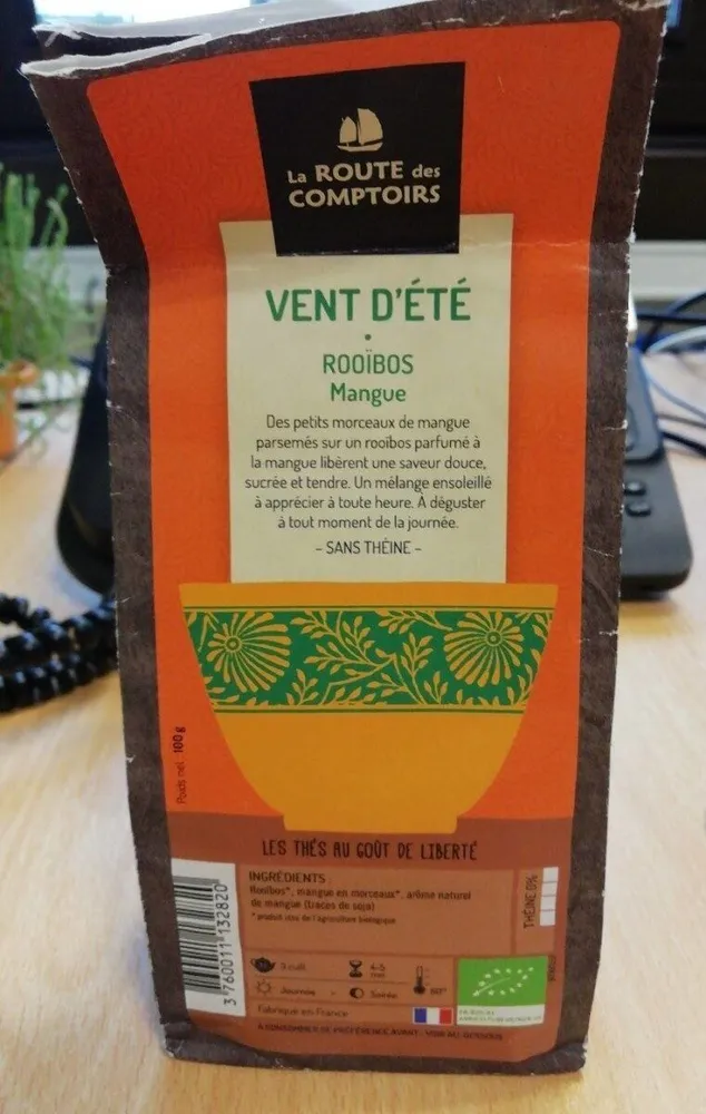 Vent d'été Rooïbos mangue