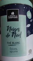 Thè blanc neiges de noël