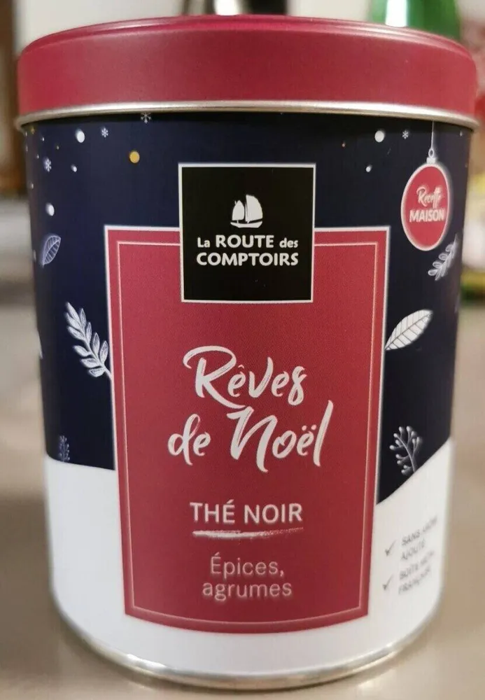 Thé noir Épices, agrumes Rêves de Noël