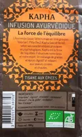 Kapha - Infusion ayurvédique aux épices