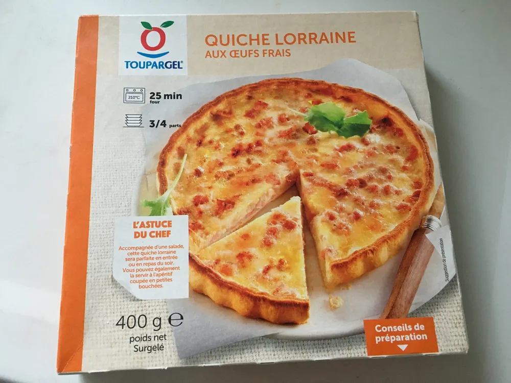 Quiche lorraine surgelée