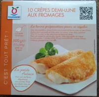 10 crêpes demi-lune aux fromages
