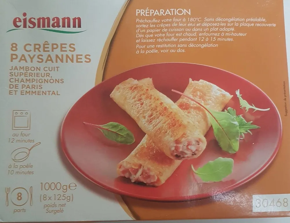 8 crêpes paysannes