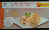 10 crêpes gourmandes jambon emmental