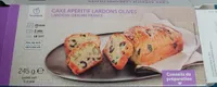 Cake apéritif lardons olives