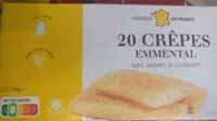 Crêpes emmental surgelés