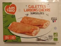 Galettes lardons chèvre