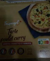Tarte poulet curry