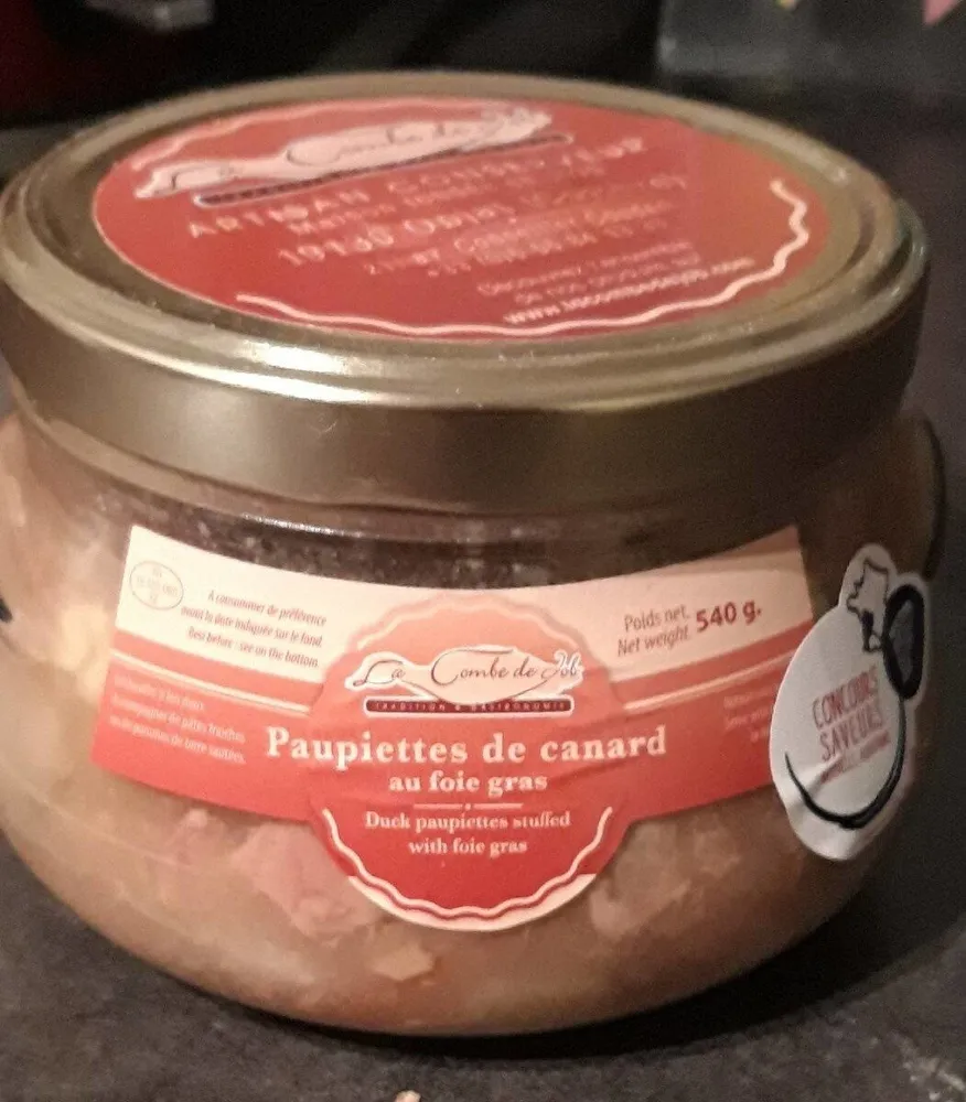 Paupiettes de canard au foie gras