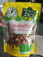 Cacahuètes grillées sans sel ajouté bio