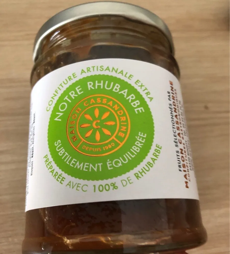 Confiture de rhubarbe