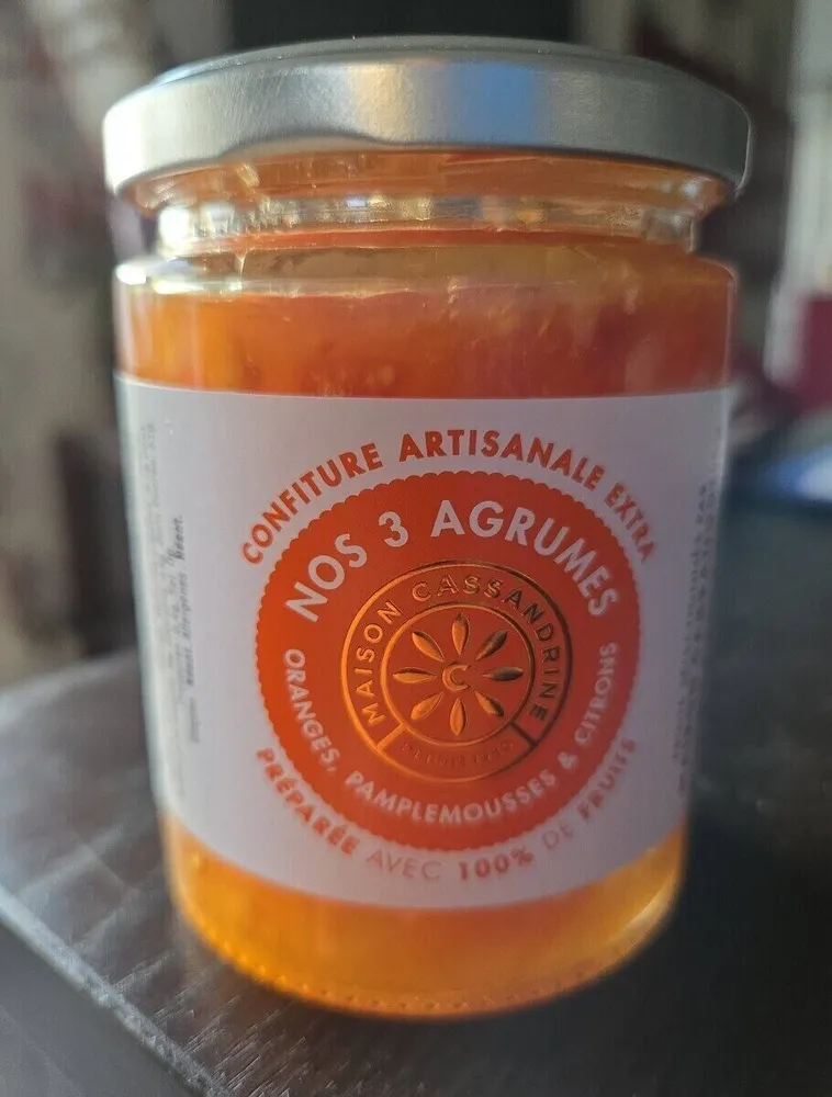 Confiture « Nos 3 agrumes »