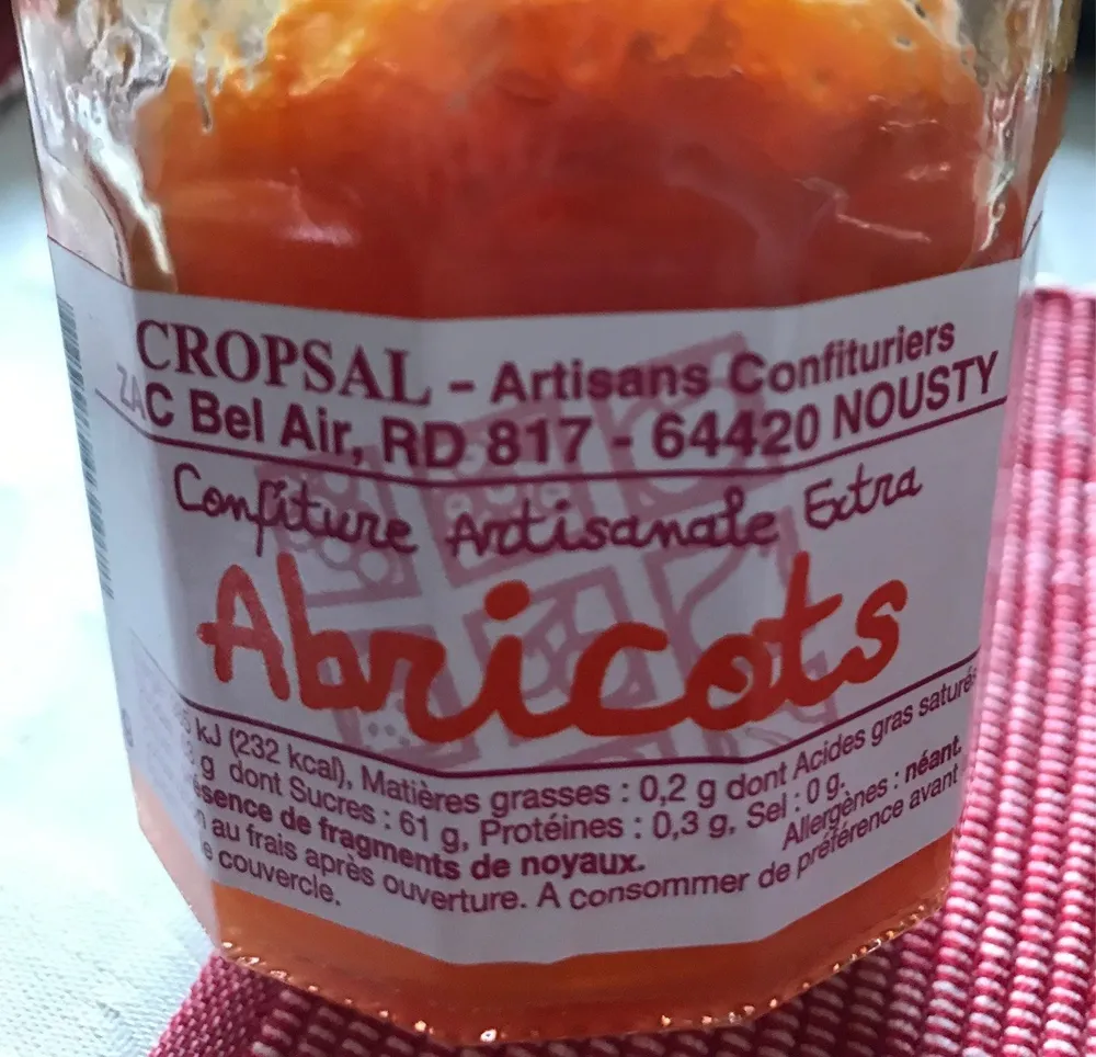 Confiture artisanale extra Abricots