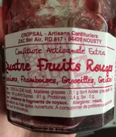 Confiture quatre fruits rouges