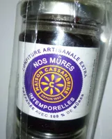 Confiture artisanale extra nos mûres intemporelles