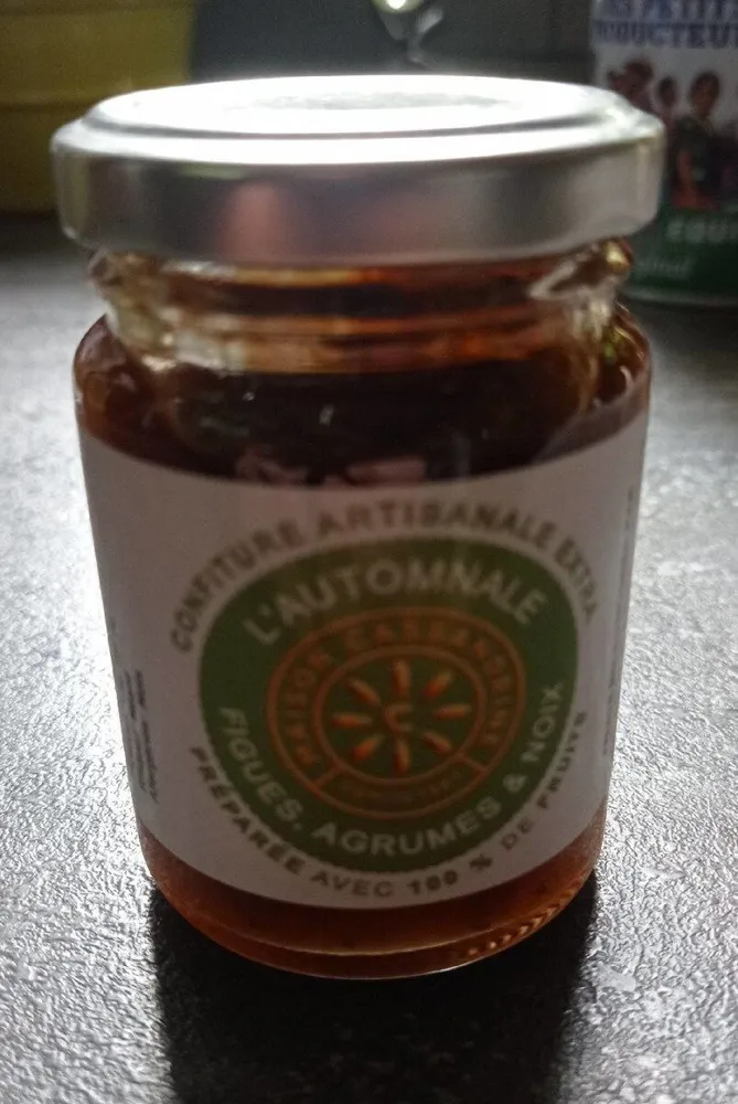 Confiture l automnale figues, agrumes et noix