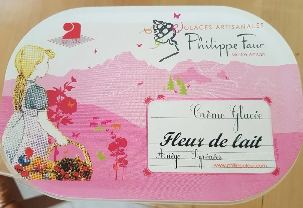 Glace fleur de lait