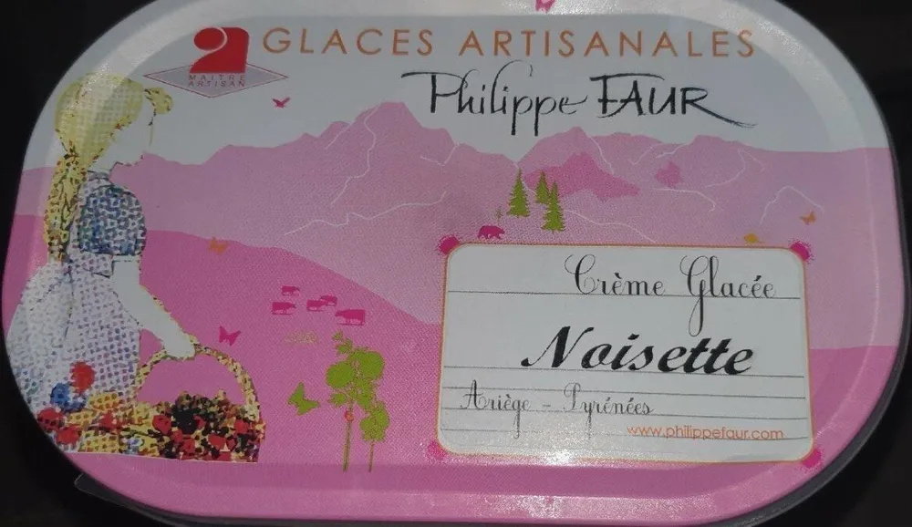 Glace artisanale Philippe Faur noisette