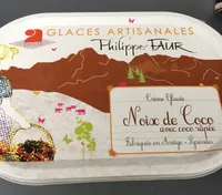 Glaces artisanales noix de coco