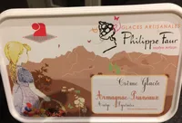Creme glacee Armagnac-Pruneaux