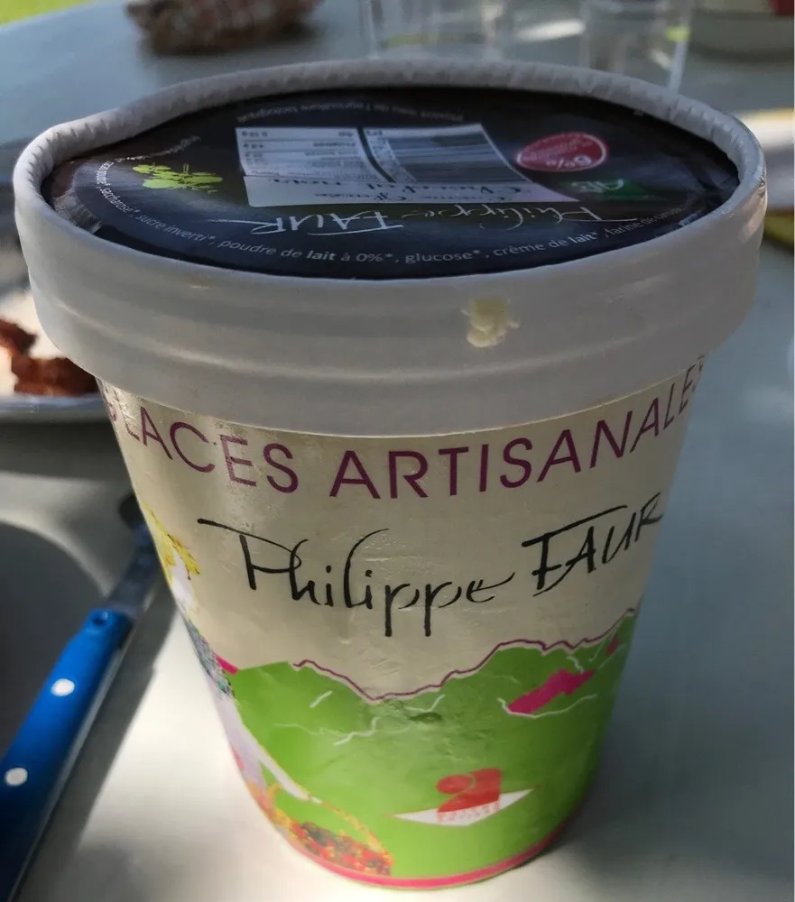 Creme glacee chocolat noir