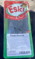 Sandwich au pain de mie blanc garni de saucisson sec