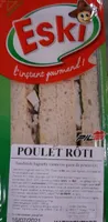 Sandwich poulet rôti