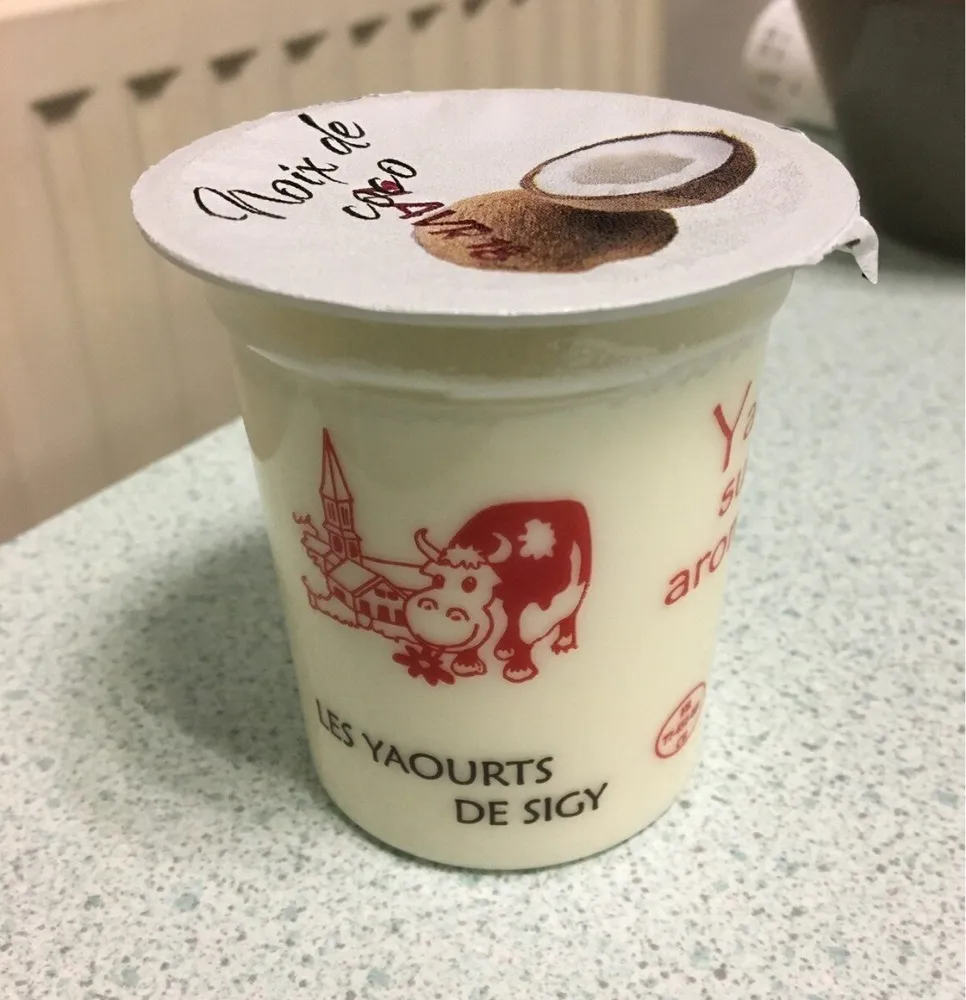 Yaourt sucré aromatisé