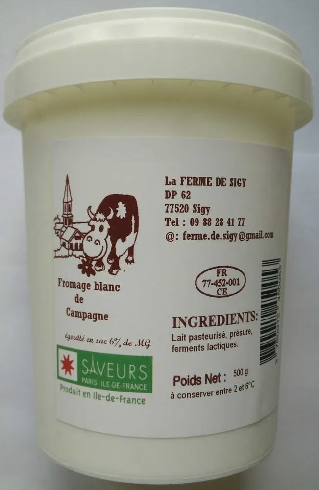 Fromage blanc de Campagne (8% MG)