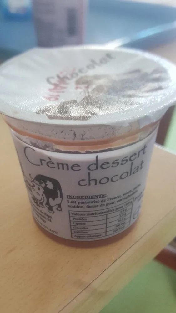 Crème dessert chocolat