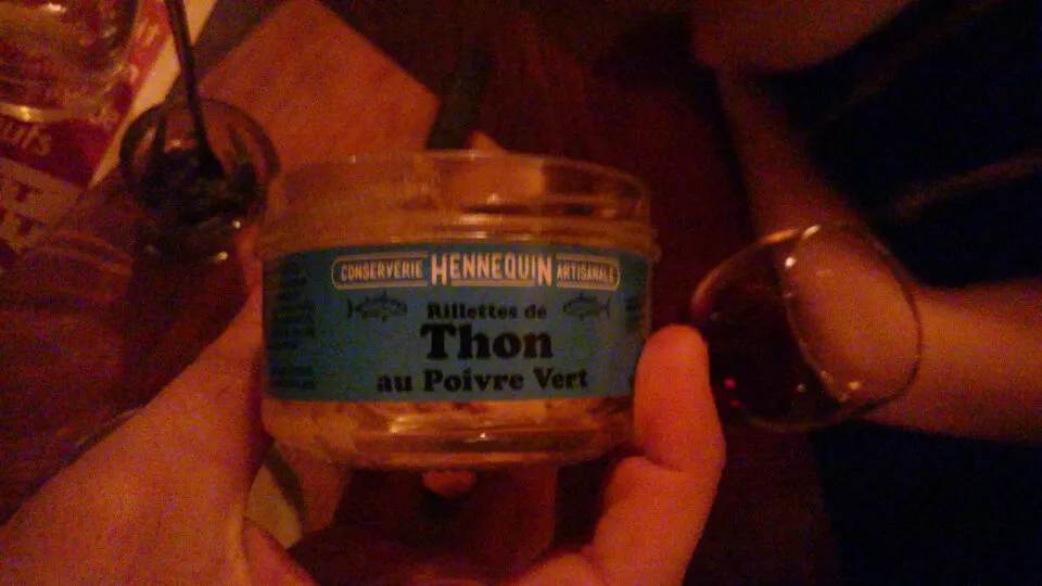 Rillettes de thon au poivre vert