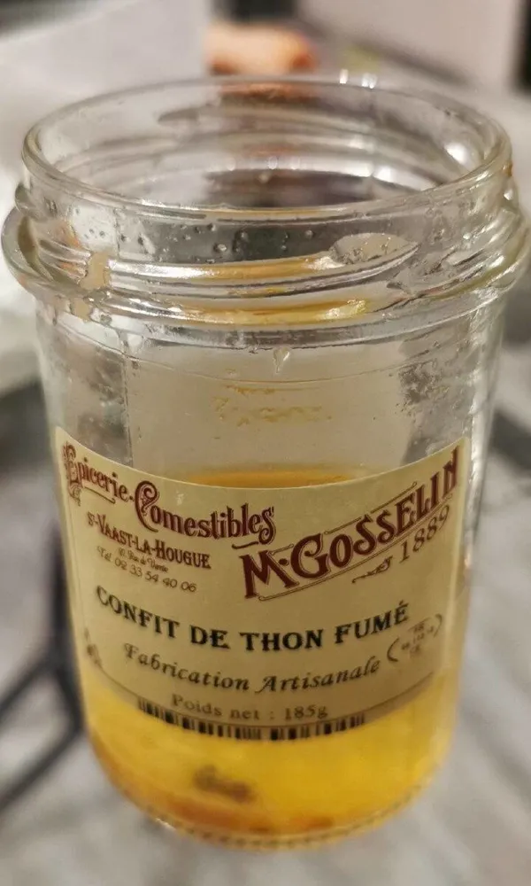 Confit de thon fumé
