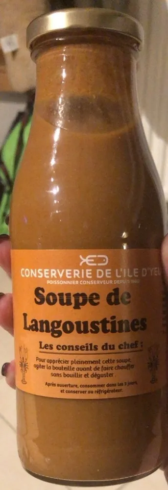Soupe de langoustines